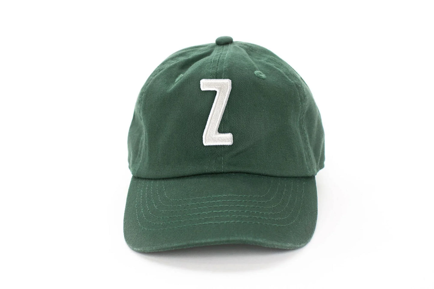 Hunter Green Letter Baseball Hat
