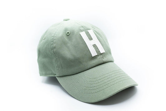 Dusty Sage Letter Baseball Hat