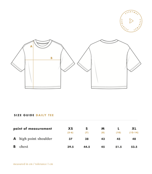 Daily Tee in Heathered Gray