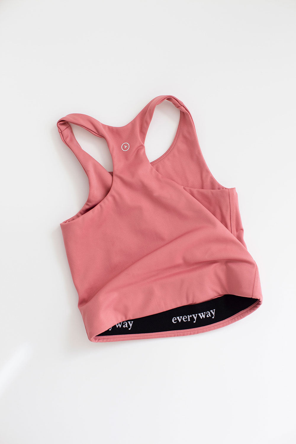 Young girl wearing Everyway kids activewear. Featuring Dusty Rose.