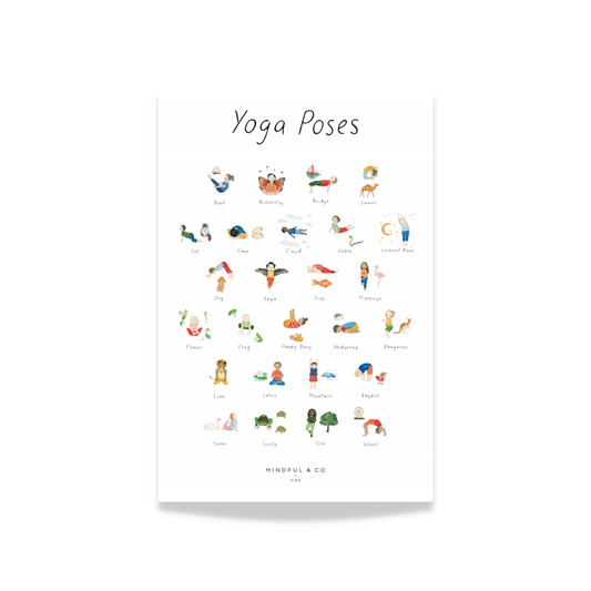 Yoga Poses Print