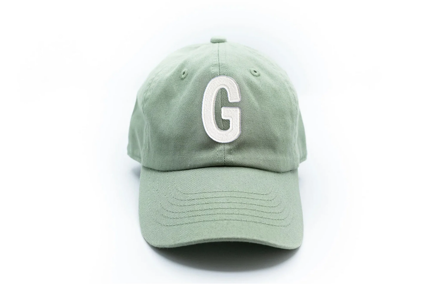 Dusty Sage Letter Baseball Hat
