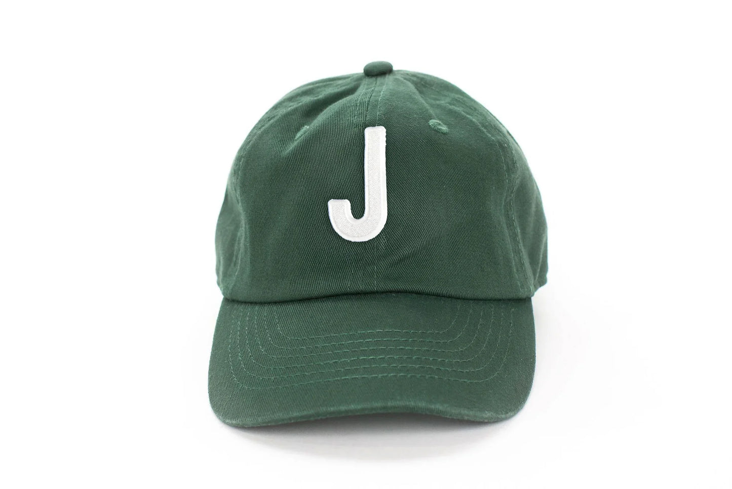 Hunter Green Letter Baseball Hat