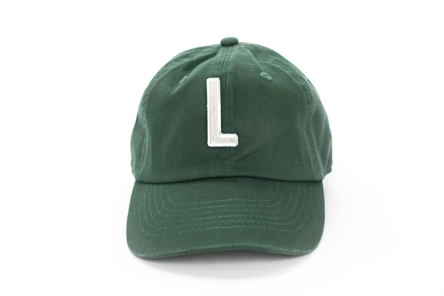Hunter Green Letter Baseball Hat