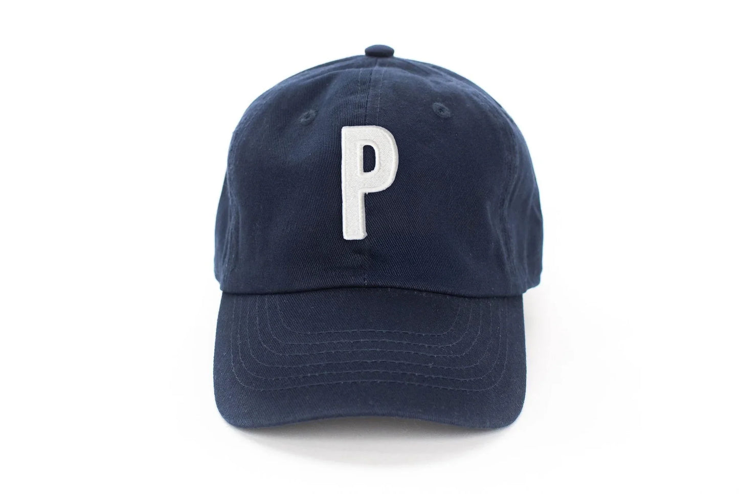 Navy Blue Letter Baseball Hat