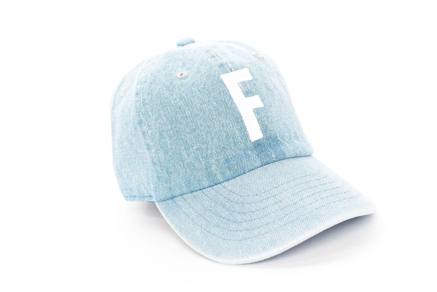 Denim Letter Baseball Hat