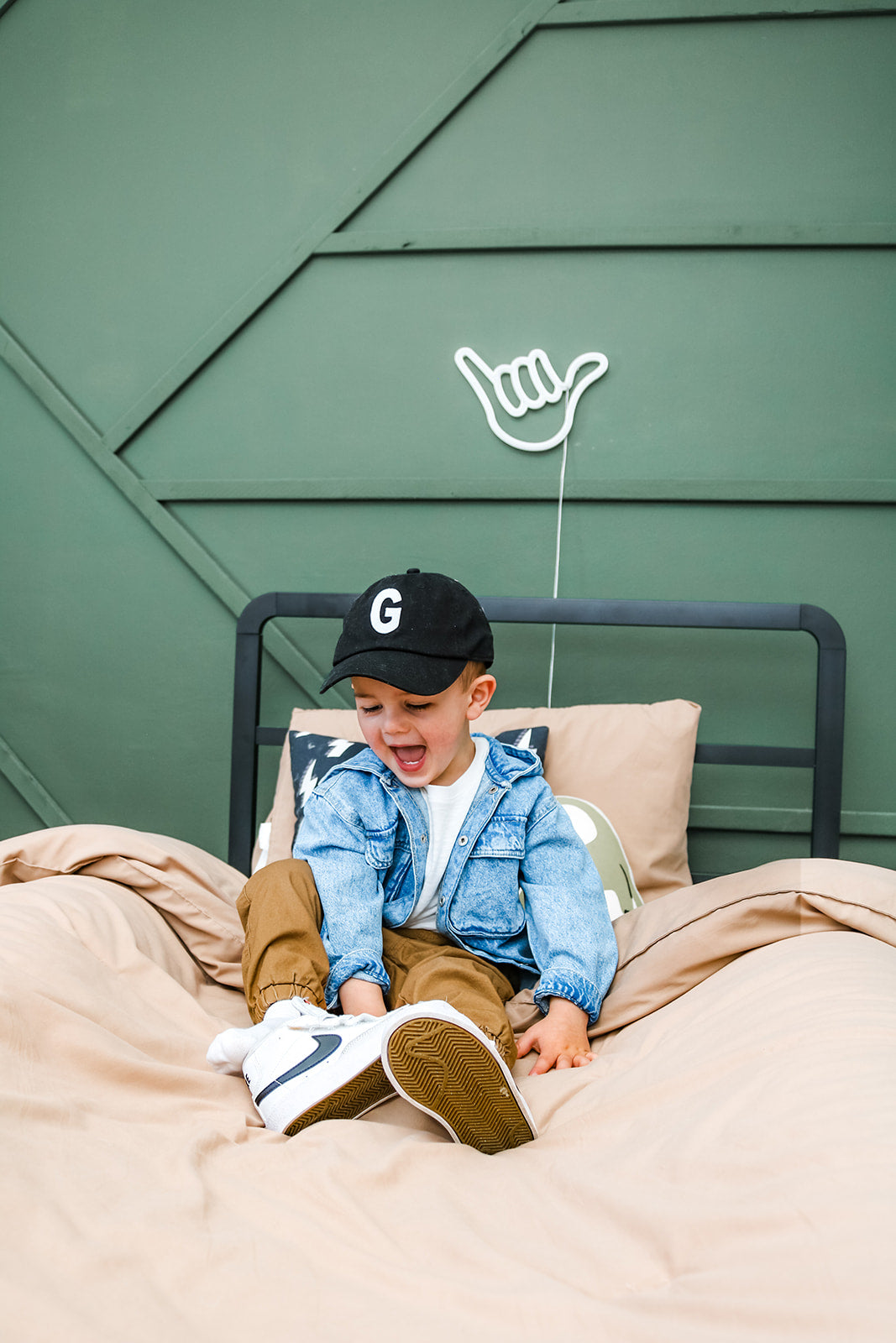 Black Letter Baseball Hat