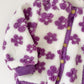 Flower Power Fleece Jacket in Lilac