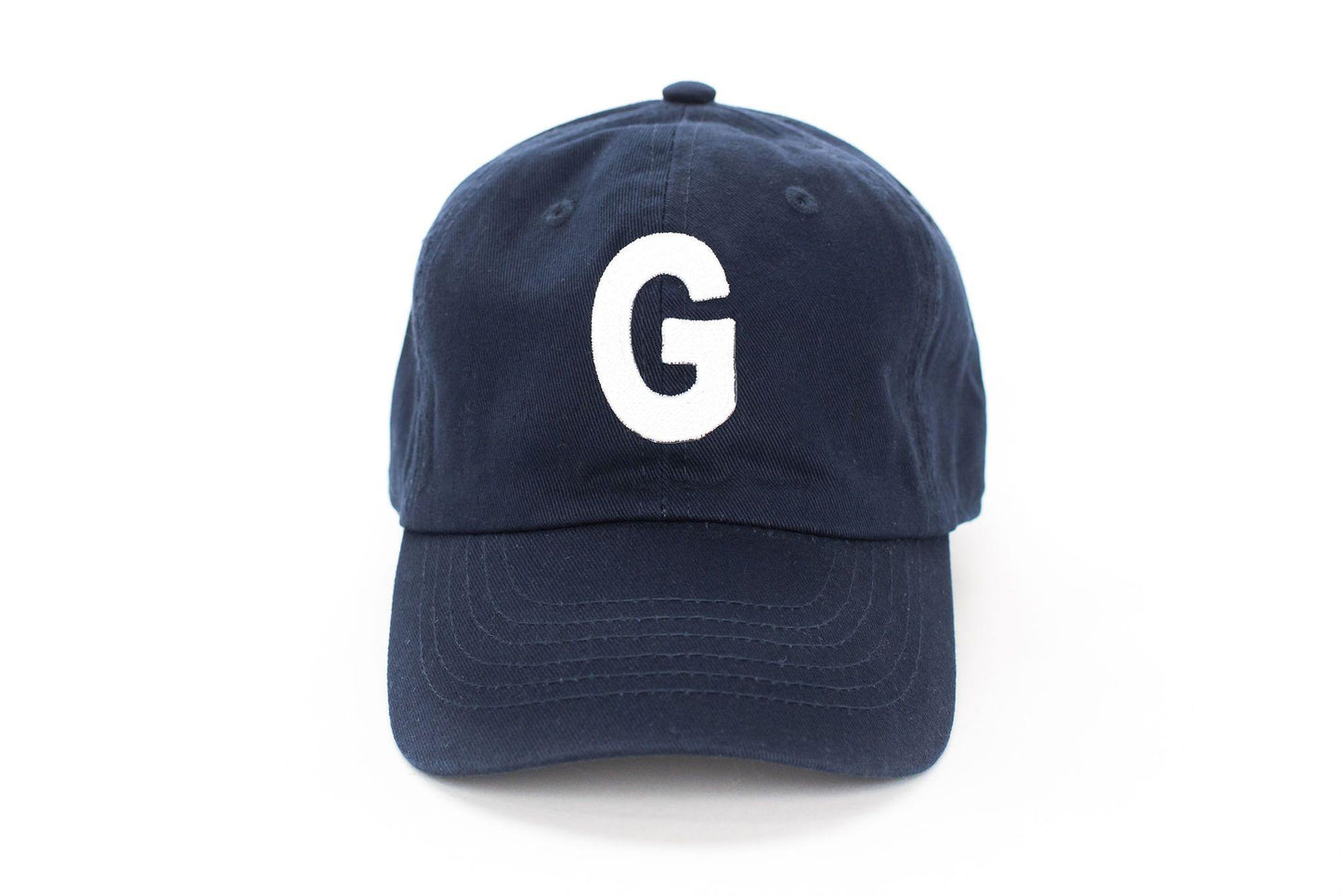 Navy Blue Letter Baseball Hat