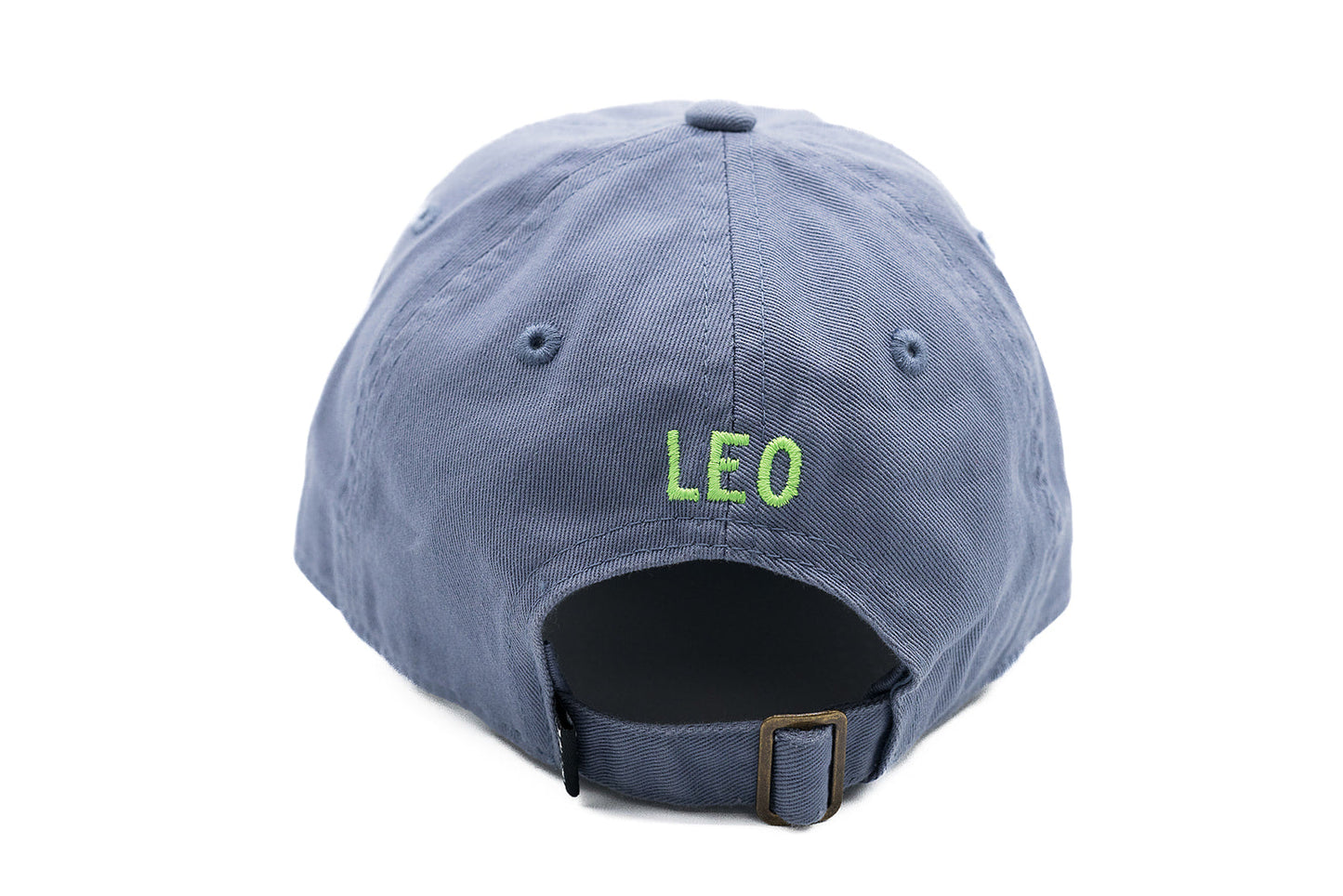 Dusty Blue Letter Baseball Hat