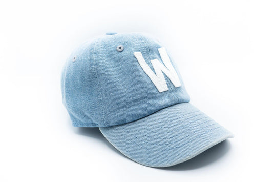 Denim Letter Baseball Hat
