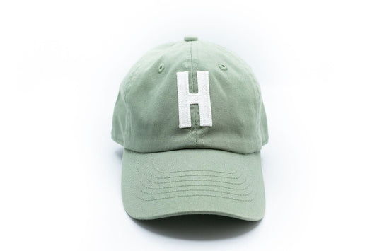 Dusty Sage Letter Baseball Hat