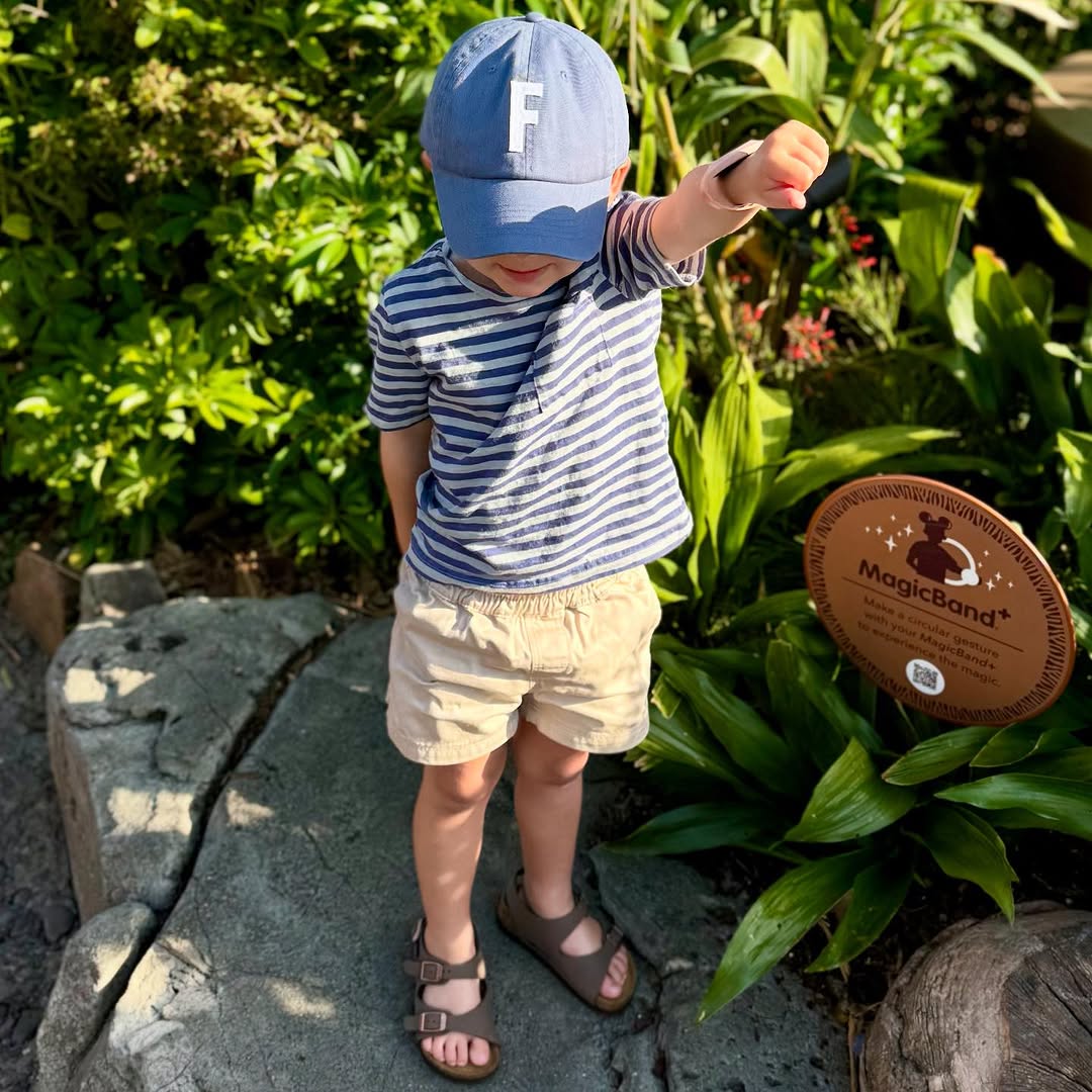 Dusty Blue Letter Baseball Hat