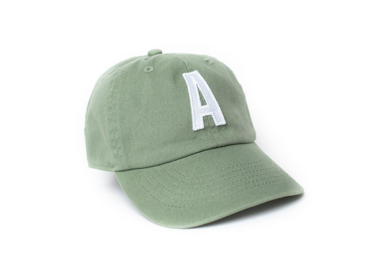Dusty Sage Letter Baseball Hat